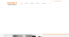 Desktop Screenshot of distinctpr.com